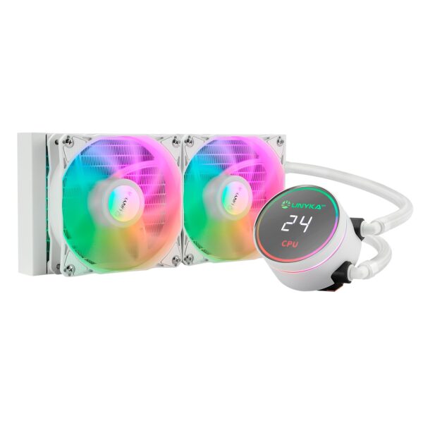 REFRIGERACION LIQUIDA CPU AQUASTORM 240  WHITE UNYKA UK352102