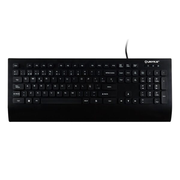 TECLADO WAVE KB10 TECLAS PLANAS ELEVADAS  UNYKA 50543