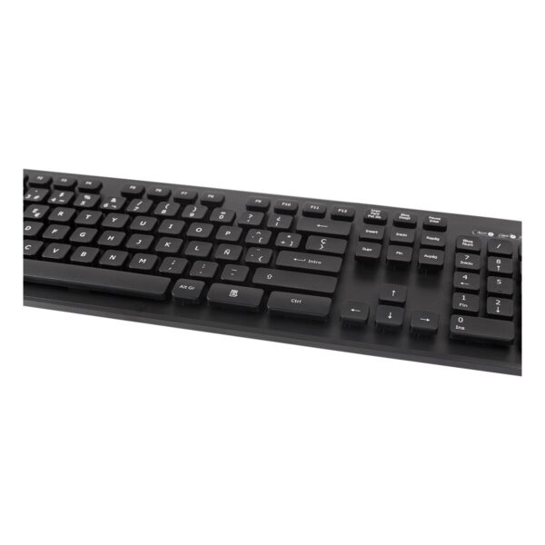 TECLADO KB901 TECLAS PLANAS ELEVADAS  UNYKA 50541