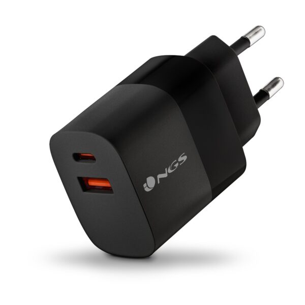 CARGADOR NGS DE PARED ULTRARRAPIDO DE 33W CON 2 PUERTOS   USB-C + USB-A