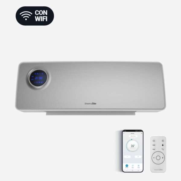 PAE SPLIT DE BAÑO 2000W UNIVERSALBLUE CON WIFI 4020W COLOR INOX 498-UCSB90202