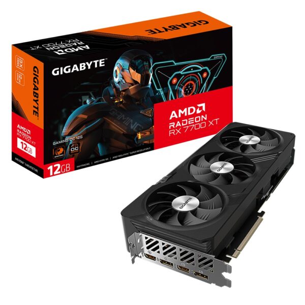 VGA PCI-EX RADEON GIGABYTE RX7700 XT GAMING OC 12G GDDR6X PCIE4 2HDMI 2DP 3VENT