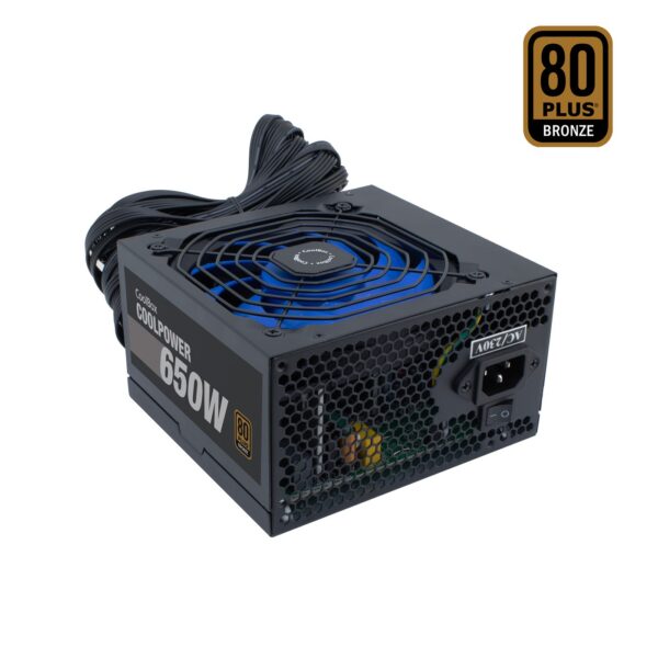 FUENTE ALIMENTACION ATX 650W COOLBOX 80 PLUS BRONZE COO-FACPO-650