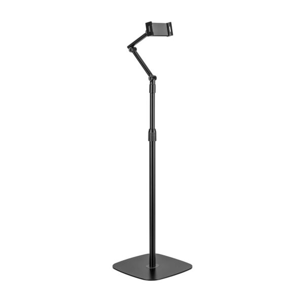 SOPORTE SUELO UNIV AJUSTABLE (3 PIVOTES) TABLET NEGRO AISENS MSF3P-301