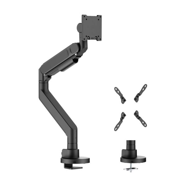 SOPORTE MONITOR MESA GIRA INCLI 27KG 1 BRAZO 24-57 NEGRO AISENS DT57TSR-307