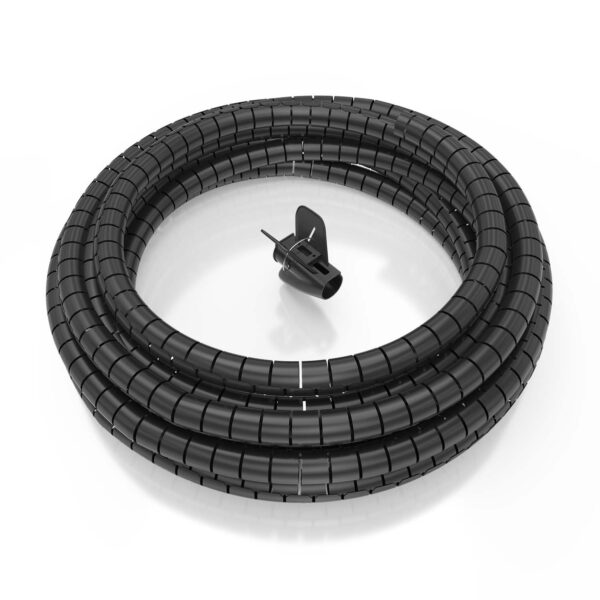ORGANIZADOR DE CABLE EN ESPIRAL 25MM NEGRO 10M AISENS A151-0900