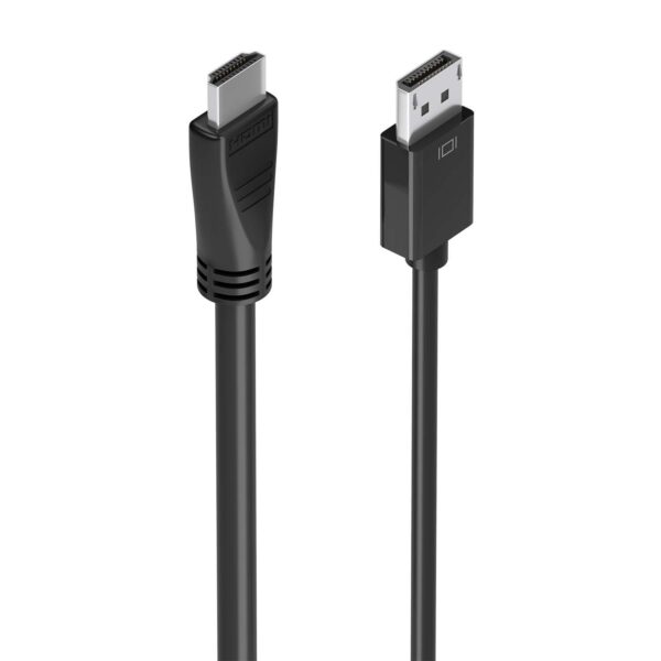 CABLE CONVERSOR DISPLAYPORT A HDMI 4K60HZ DPM-HDMIM NEGRO 5.0M AISENS A125-0896