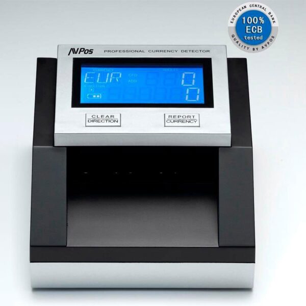 DETECTOR CONTADOR DE BILLETES AVPOS DT35G EUR LIBR 3YR GARANTIA AVP-DT35G