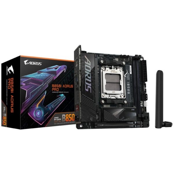 PB AMD SAM5 GIGABYTE B850I AORUS PRO 2DDR5 2SATA6 M2 HDMI ATX