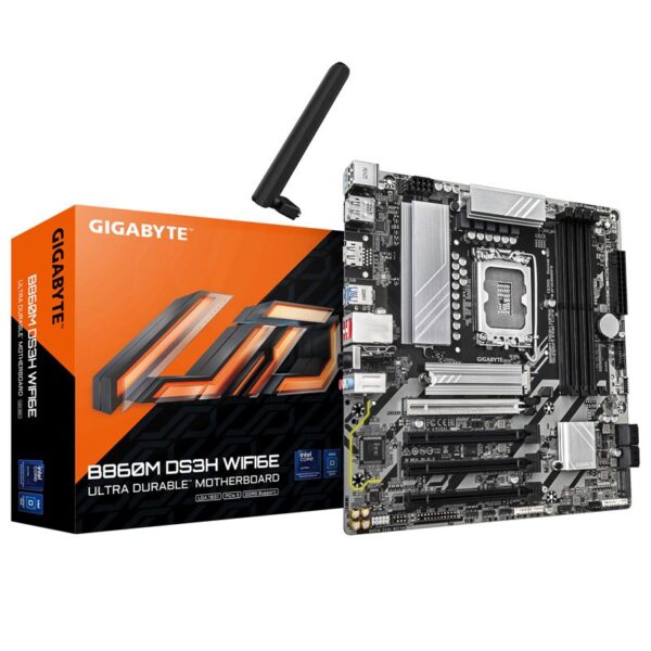 PB S1851 GIGABYTE B860M DS3H WIFI6E 4DDR5 4SATA6 M2 HDMI DP MATX
