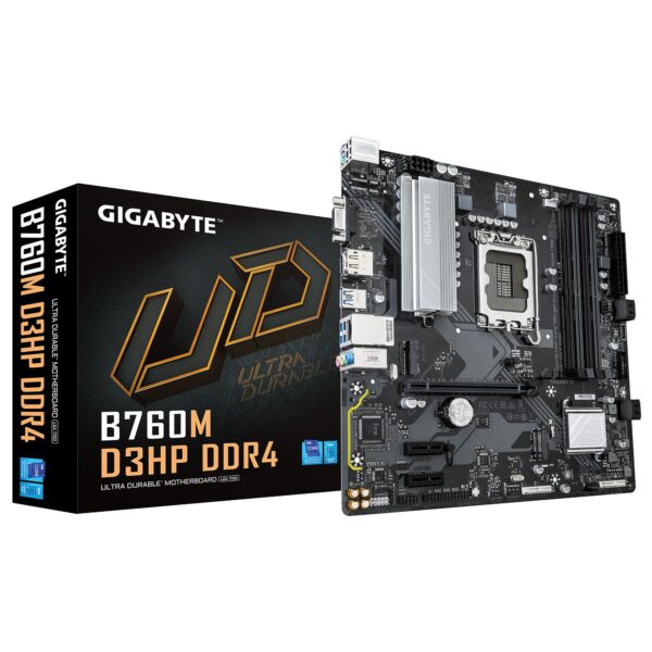 PB S1700 GIGABYTE B760M D3HP G10 4DDR4 PCI4 LAN 2.5 4SATA3 2M2 MATX