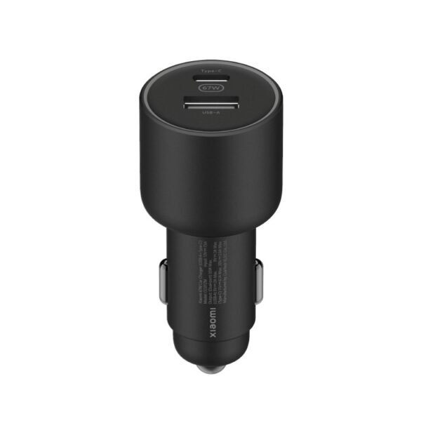 CARGADOR  USB XIAOMI COCHE 67W USB-A Tipo-C/USB-A/1USB-C/2A/6A BHR6814GL