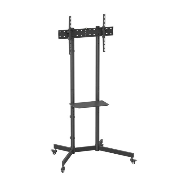 SOPORTE SUELO ECO RUEDA BANDEJA DVD MONITORTV 45KG 37-70 NEGRO AISENS FT70TE-333