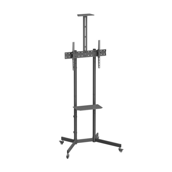 SOPORTE SUELO PANTALLAS ECO RUEDA DVD CAMARA 45KG 37-70 NEGRO AISENS FT70TE-335