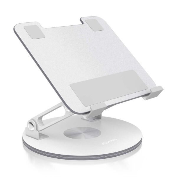 SOPORTE SOBREMESA GIRATORIO AJUSTABLE PORTAT TABLET 7-13 PLATA AISENS LPS4SL-341