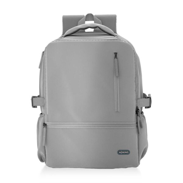 BOLSA MOCHILA PORTATIL  15.6 DEPORTIVA REPELENTE AGUA GRIS AISENS ASBG-BP087-GR