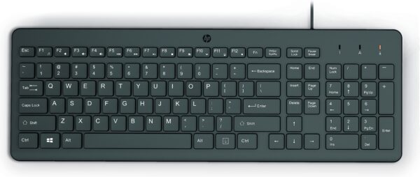 TECLADO HP 150 USB-A NEGRO 664R5AA
