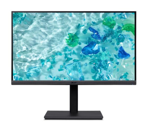 MONITOR 23.8 ACER B247TY IPS FHD ZEROFRAME 4MS MM PIVOTANTE VGA HDMI DP NEGRO