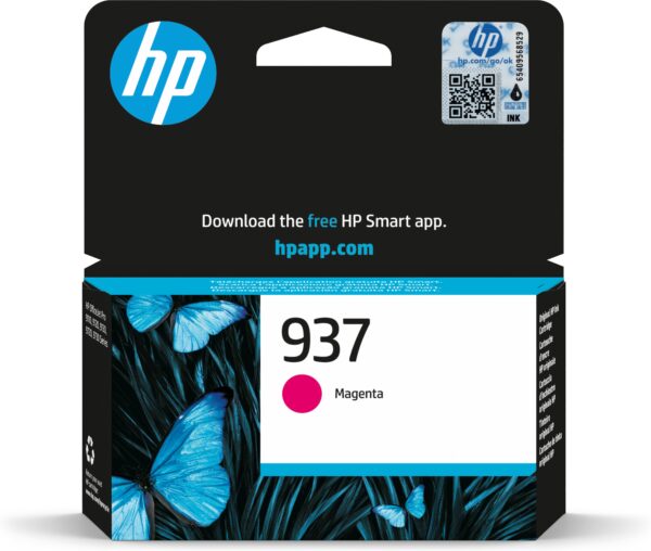 TINTA HP 937 OFF PRO 9110B/9120/9120B/9130 ORI MAGENTA 4S6W3NE