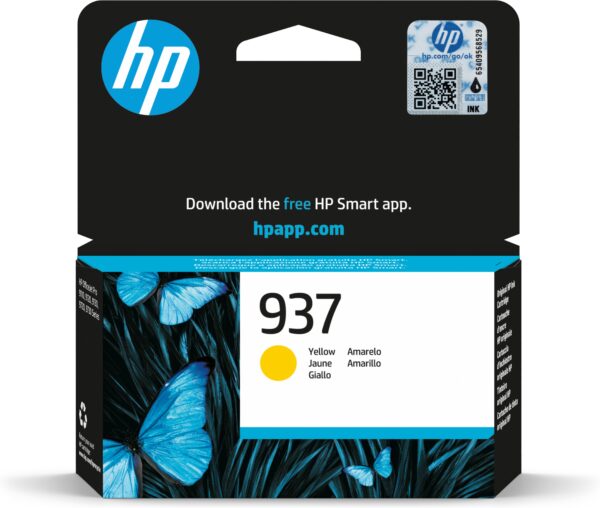 TINTA HP 937 OFF PRO 9110B/9120/9120B/9130 ORI AMARILLO 4S6W4NE