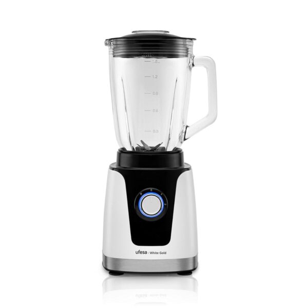 PAE BATIDORA DE VASO UFESA WHITE GOLD 70205761 1500W JARRA DE CRISTAL 2 VEL