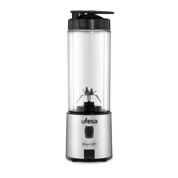 PAE BATIDORA DE VASO UFESA ONYX UP 70205652 VASO DE TRITAN 6 CUCHILLAS CARGA USB