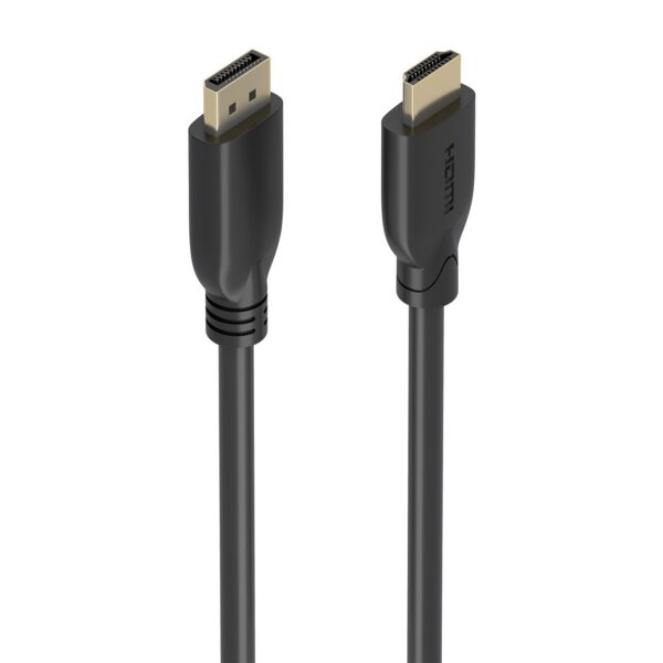 CABLE CONVERSOR DISPLAYPORT A HDMI 4K60HZ DPM-HDMIM NEGRO 10M AISENS A125-0922