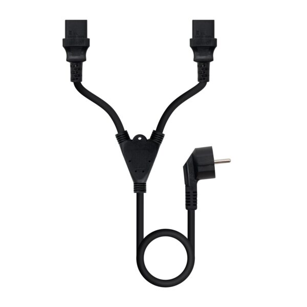 CABLE ALIMENTACION CEE7/M - 2XC13/H 3 M 10.22.0100-L300  NANOCABLE