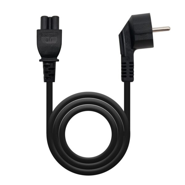 CABLE ALIM. TREBOL CEE7 ACODADO/M-C5/H 2 M 10.22.0302-L200 NANOCABLE
