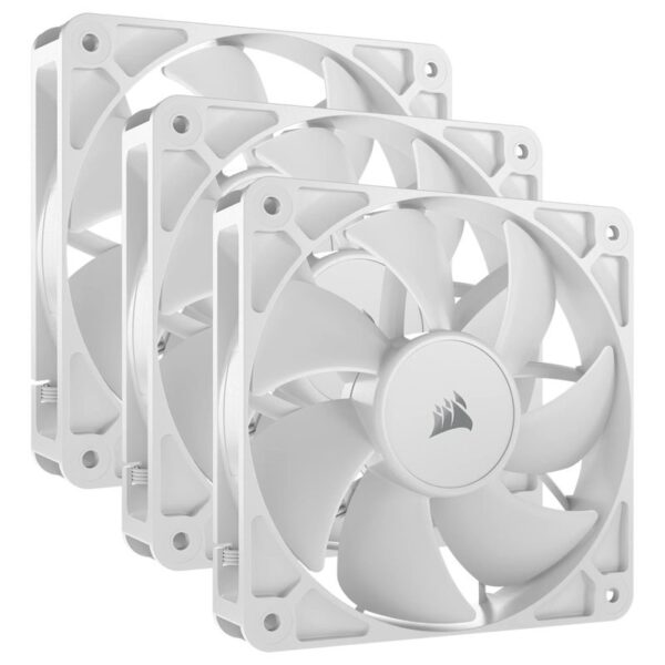 VENTILADOR CAJA ADICIONAL 12X12 CORSAIR RS120 WHITE TRIPLE PACK