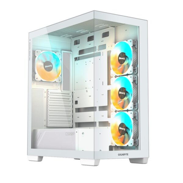 CAJA ATX SEMITORRE GIGABYTE C500 GLASS USB 3.1 BLANCA