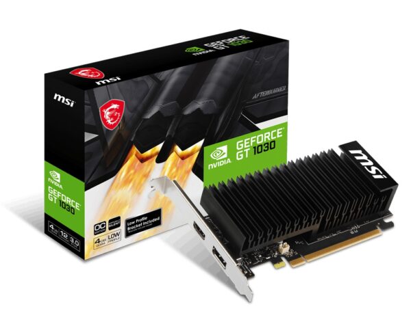 VGA  PCI-EX NVIDIA MSI GT1030 4GB OC DDR4 LOW PROFILE