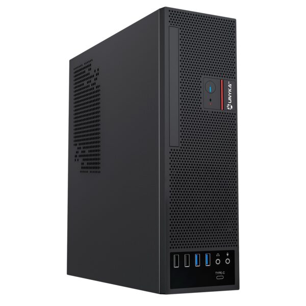 CAJA MICRO-ATX UNYKA UK3006 8L SFF ADMITE FUENTE 150W FLEX 1U UK52118