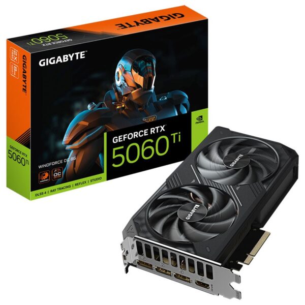 VGA PCI-EX NVIDIA GIGABYTE RTX5060 TI WINDFORCE OC 8G GDDR7 PCIE HDMI 3DP 2VEN