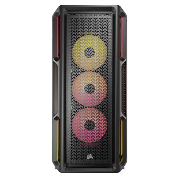 CAJA ATX SEMITORRE CORSAIR ICUE 5000T LX RGB CRISTAL NEGRA CC-9011298-WW
