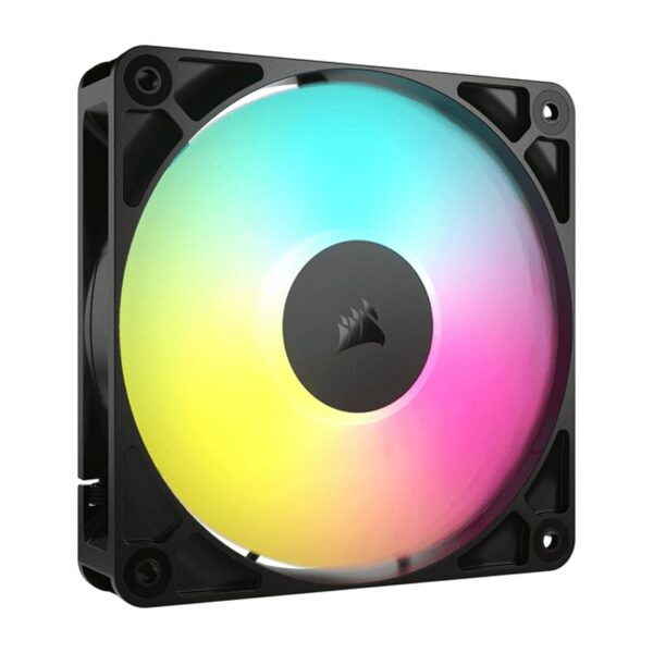 VENTILADOR CAJA ADICIONAL 12X12 CORSAIR RS120 ARGB BLACK SINGLE PACK