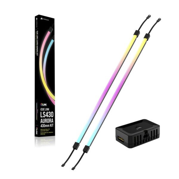 TIRAS DE LED CORSAIR ICUE LINK LS430 AURORA RGB 430MM KIT CL-9011136-WW