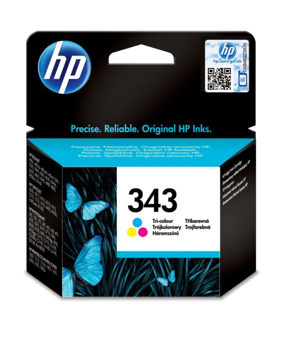 TINTA HP 343 DJ 5940/6540/6620/6840/69X0/460/9800/375/8150 ORI TRICR C8766E