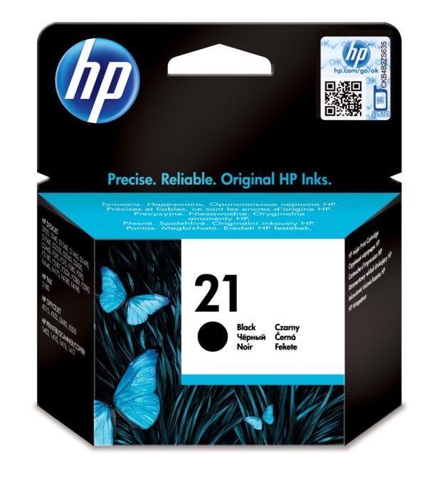 TINTA HP  21 DJ D1560/F2280/J3680/F2180 ORI NEGRO C9351A [I312A]