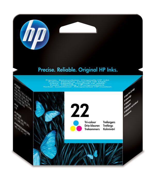 TINTA HP  22 DJ D1560/F2280/J3680/F2180 ORI TRICOLOR C9352AE [I312A]