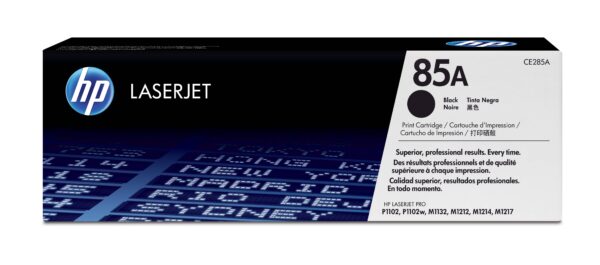 TONER HP 85A P1102/P1104/P1106/P1109/PRO M1132/M1212/M1136 ORI NEGRO CE285A