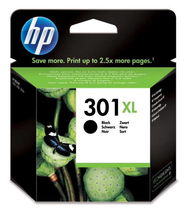 TINTA HP 301XL  1050/2050/2050S ORI NEGRO CH563EE