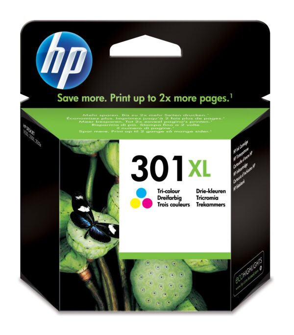 TINTA HP 301XL  1050/2050/2050S ORI COLOR CH564EE