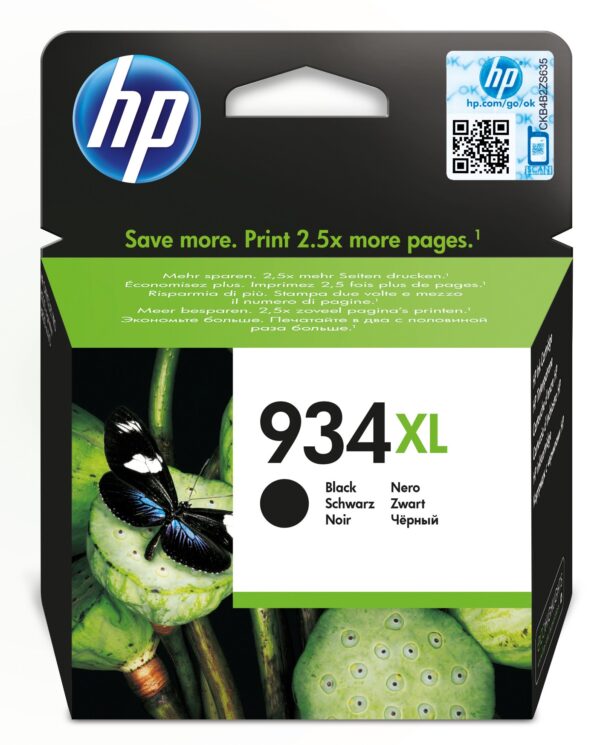 TINTA HP 934XL OFF 6812/6815/6820/PRO 6230/6830/6835 ORI NEGRO C2P23AE