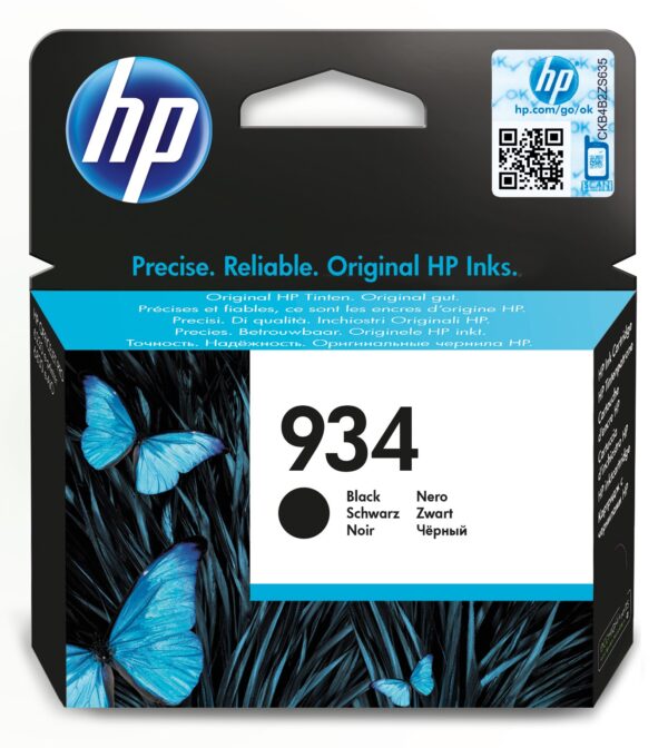TINTA HP 934 OFF 6812/6815/6820/PRO 6230 ORI NEGRO C2P19AE