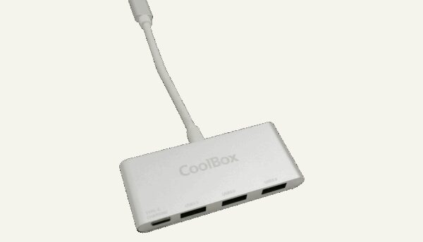 HUB USB-C COOLBOX 3 USB 3.0(A) + POWERDELIVERY COO-HUC3U3PDuc