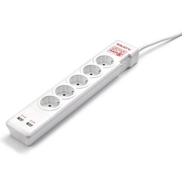 REGLETA SALICRU SPS.SAFE 5+ PROTECTORA DE SOBRETEN 5 TOMAS 680BA000002