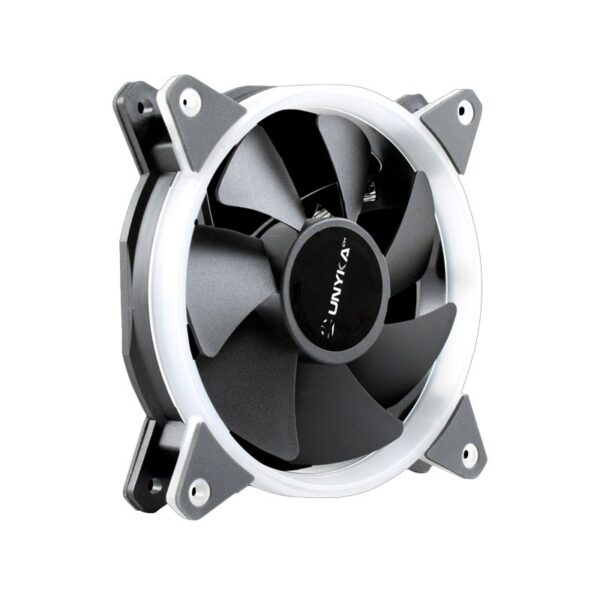 VENTILADOR CAJA ADICIONAL 12X12 UNYKA GAMING CANDY 20 Ring 120mm VERDE 51799