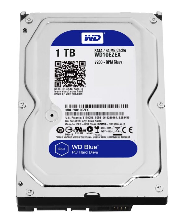 HD  SATA III  1TB WESTERN DIGITAL BLUE 64MB WD10EZEX