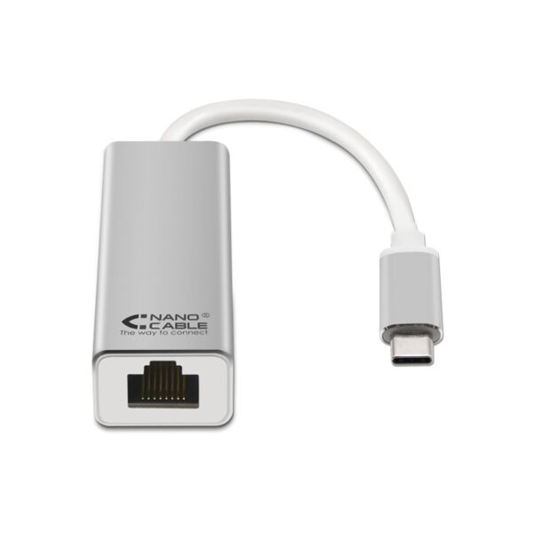 CONVERTIDOR USB-C A ETHERNET GIGABIT 101001000 MB 15CM NANOCABLE 10.03.0402